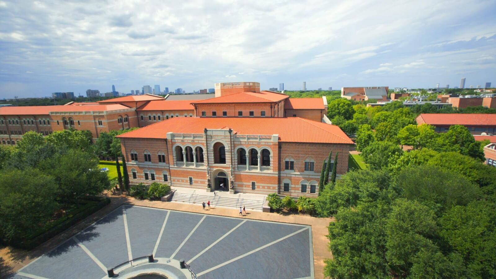 McNair Hall aerial shot